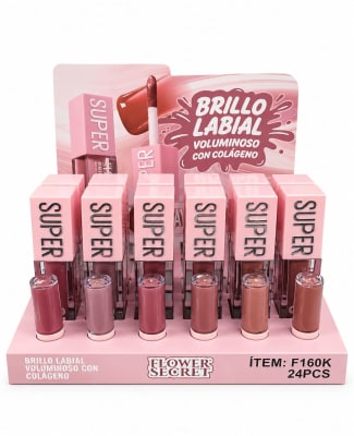 Brillo labial voluminoso con colageno F160K1