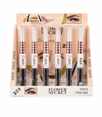 mascara de pestañas +delineador de ojos B661