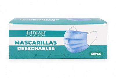 MASCARILLA Celeste DESECHABLE 50PCS FFP12