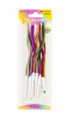 vela decorativa 11,5cms 12pcs 25714