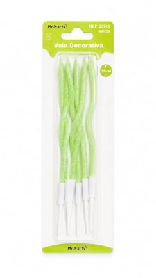 vela decorativa 12,5cm 6pcs 52968