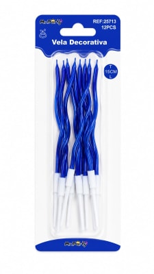 vela decorativa 11,5cms 12pcs 257131