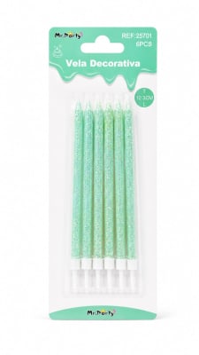vela decorativa 12,5cm 6pcs 257011