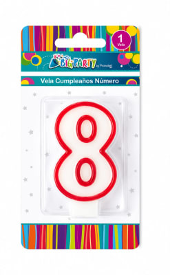 VELA CUMPLEAÑOS BIG PARTY N°8