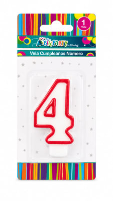 VELA CUMPLEAÑOS BIG PARTY N°41