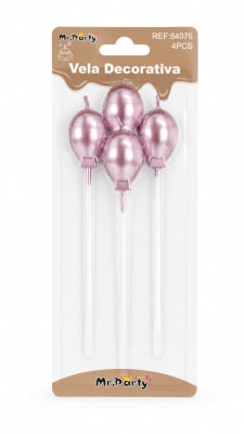 vela decorativa 14cm 4pcs 840761