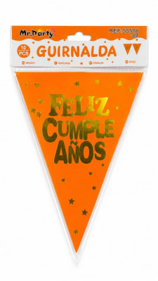 guirnalda fluor feliz cumpleaños 55588