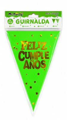 guirnalda fluor feliz cumpleaños 55586