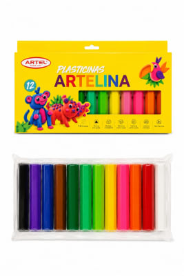 PLASTICINA ARTELINA ARTEL 12 COLORES