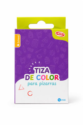 Tiza de colores 12uni ADIX1