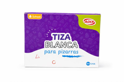 Tiza Blanca 100uni Adix