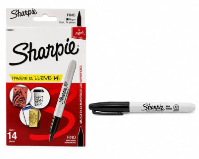 Plumon Sharpie fino negro 2102504
