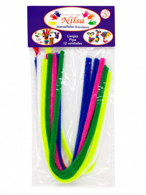 limpia pipas 12 colores nilsa 890014