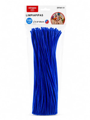 limpiapipas azul 0.6*30cm 100pcs DF041-91