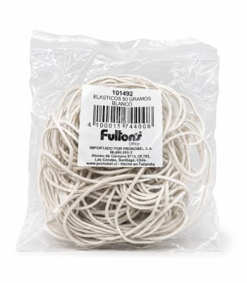 ELASTICO BILLETE 50GR BLANCO FULTON´S 101492