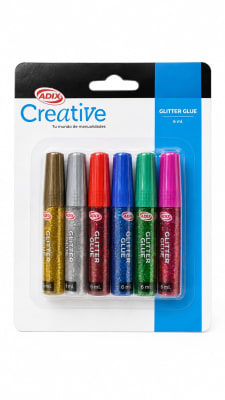 Glitter Glue CREATIVE 6UNI