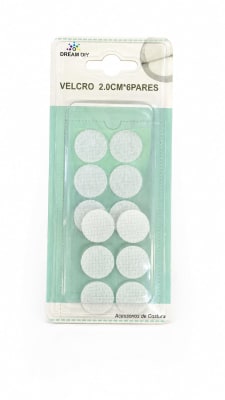 velcro redondo 2,0cm* 6 pares 35071