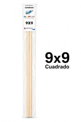 Palo Maqueta FA Cuadrado 9x9 (2uni)1