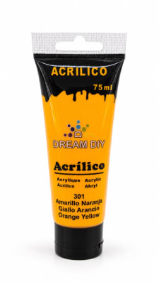 Acrilico Dream Diy Amarillo Naranjo (301) 75grs