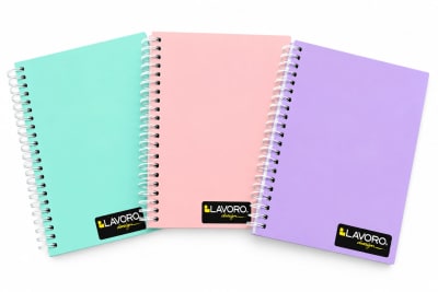 Cuaderno pocket LAVORO 100hjs d/espiral 80grs 5240511