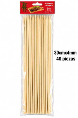 Brocheta 30cmx4mm 40pcs ALESAN1