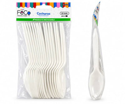 cuchara plastica 20unid. 214753