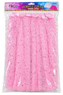 FALDA TUTU LARGA 40CM CON BRILLO