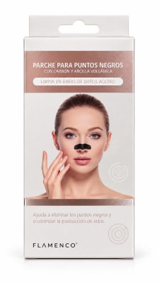 parche para puntos negros con carbon y arcilla