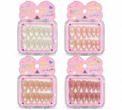 uñas postizas almendradas francesas efecto JP-GG021