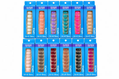 Accesorio uñas de colores x12 JP-PX06