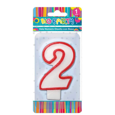 VELA CUMPLEAÑOS BIG PARTY Nº2