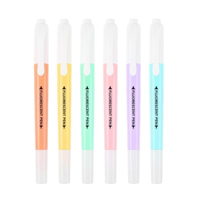SET DESTACADOR PASTEL DOBLE PUNTA ALE-SEP2129