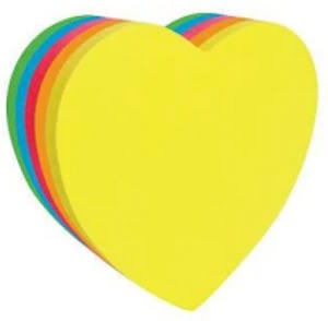 Nota adhesiva Corazon 200pcs ALE-SEP21331