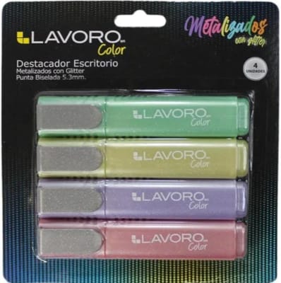 Destacador metalico 4 uni LAVORO 523415