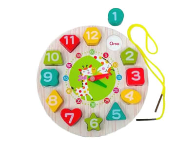 Juguete madera reloj seton clock ALE-SEP2177