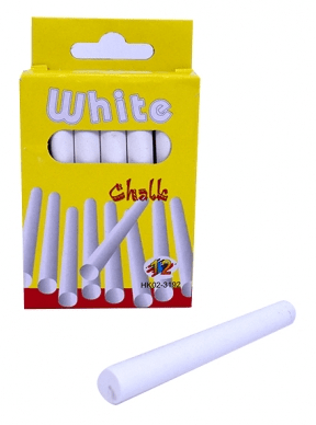 TIZA BLANCA 12 UNIDADES