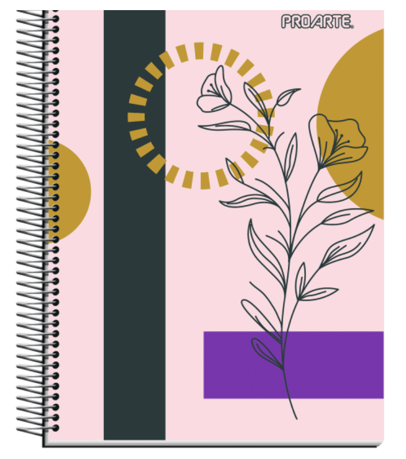 Cuaderno Proarte Mujer carta 120hjs 7mm2