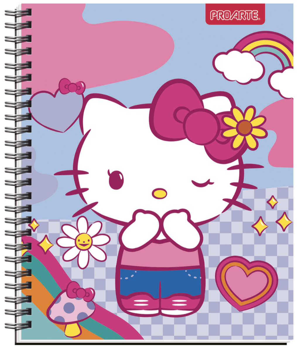 Cuaderno universitario Proarte 100hjs Hello Kitty 0