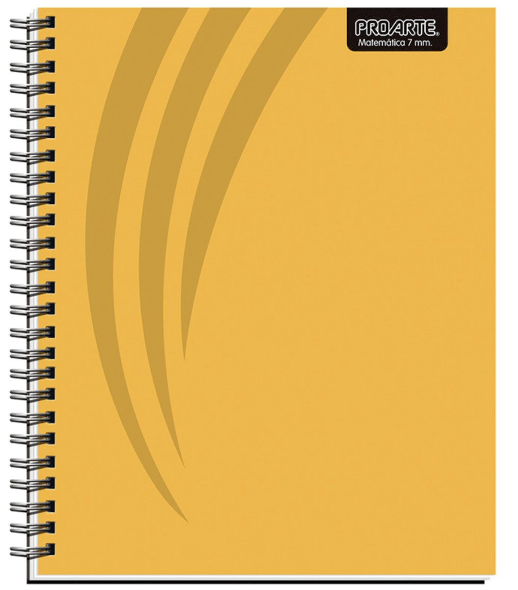CUADERNO UNIVERSITARIO PROARTE LISO 100 HOJAS 7 MM2