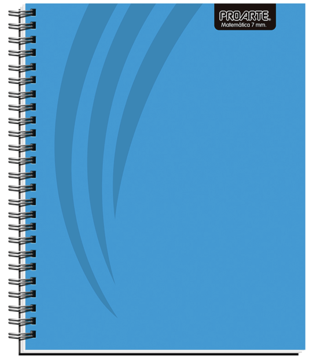 CUADERNO UNIVERSITARIO PROARTE LISO 100 HOJAS 7 MM4
