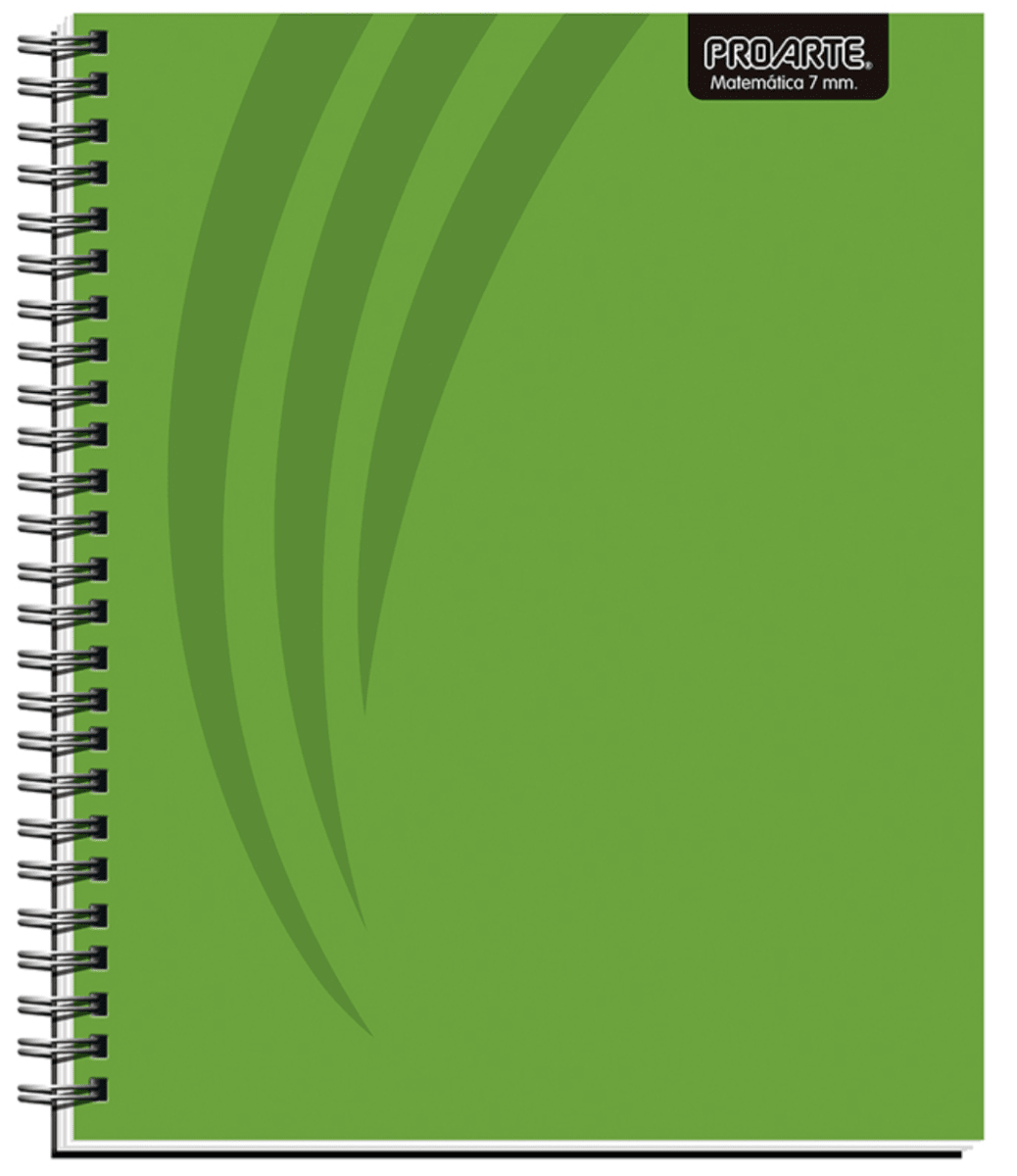 CUADERNO UNIVERSITARIO PROARTE LISO 100 HOJAS 7 MM5
