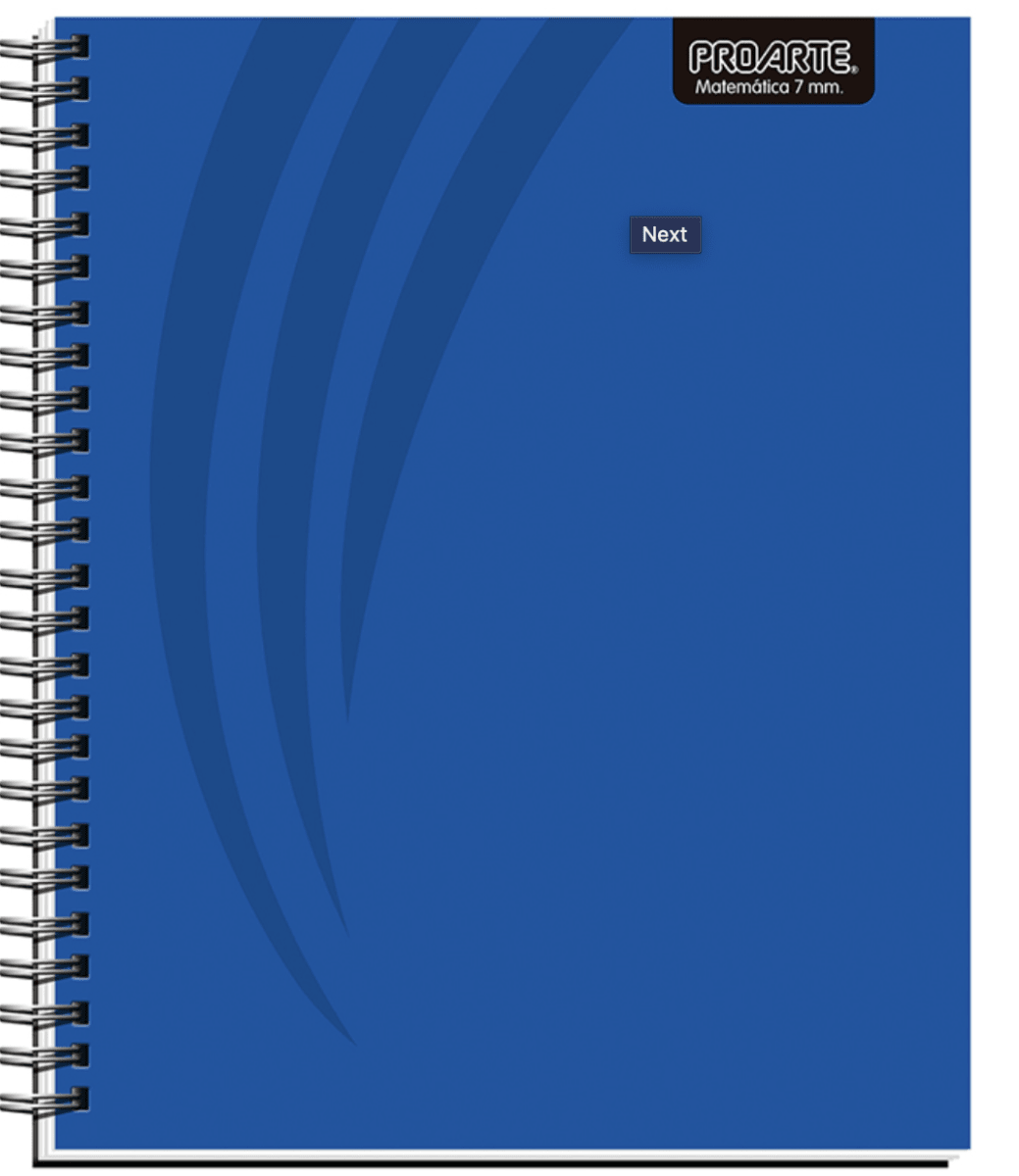 CUADERNO UNIVERSITARIO PROARTE LISO 100 HOJAS 7 MM7