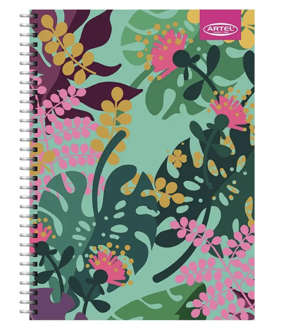 Cuaderno Triple Artel Floral 150hjs2