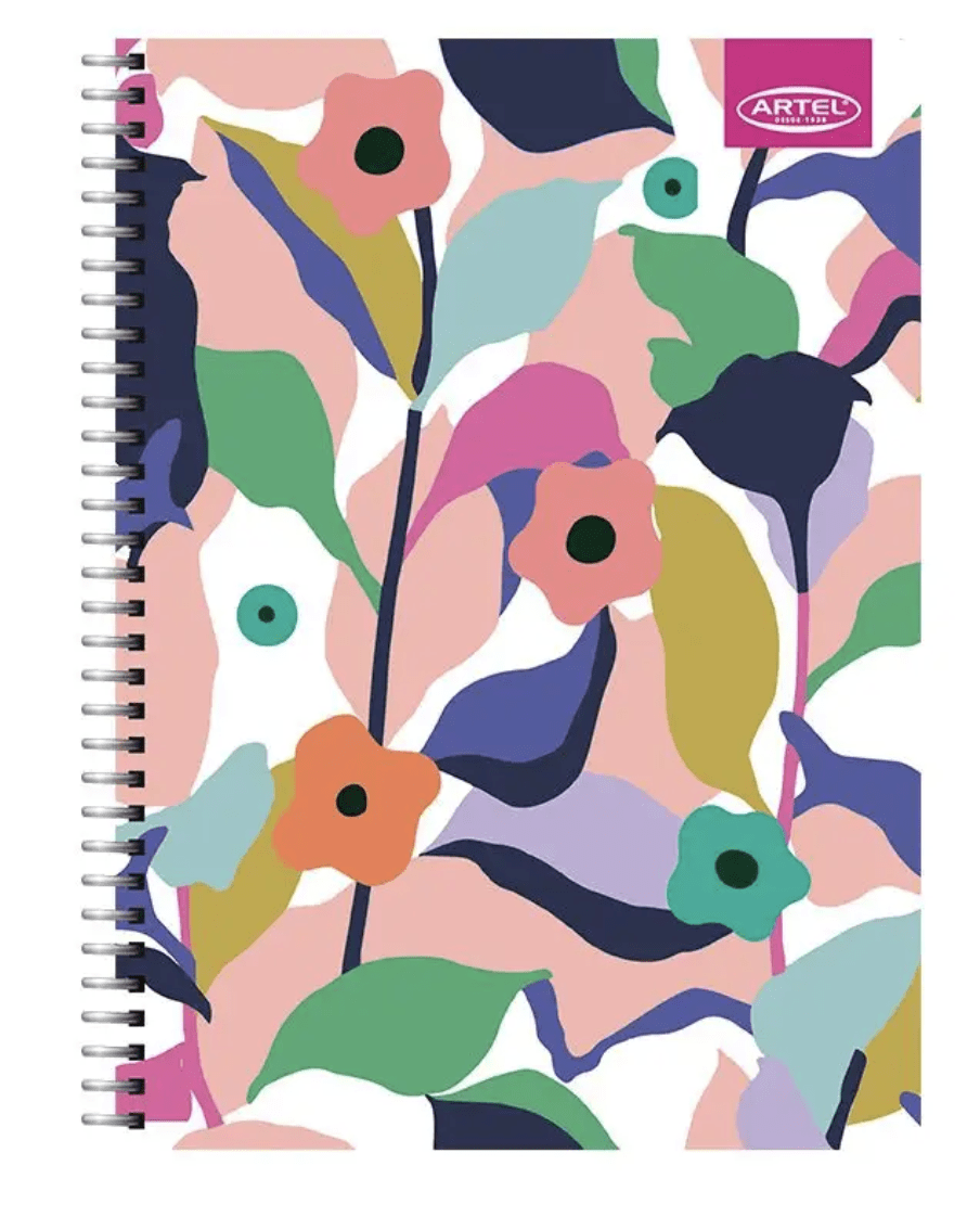 Cuaderno Triple Artel Floral 150hjs3