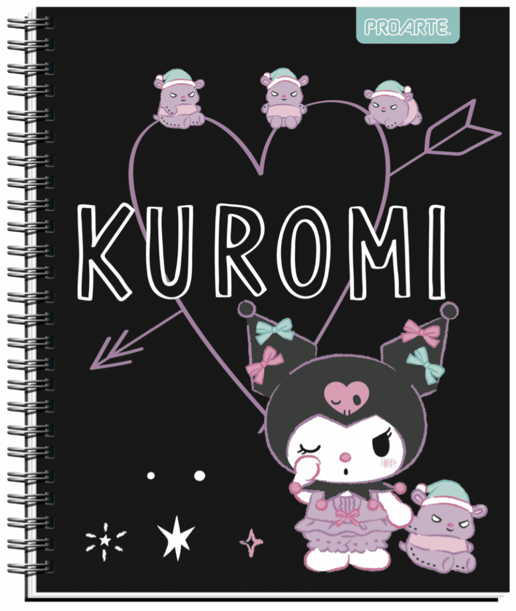 Cuaderno Universitario Proarte 100hjs kuromi3