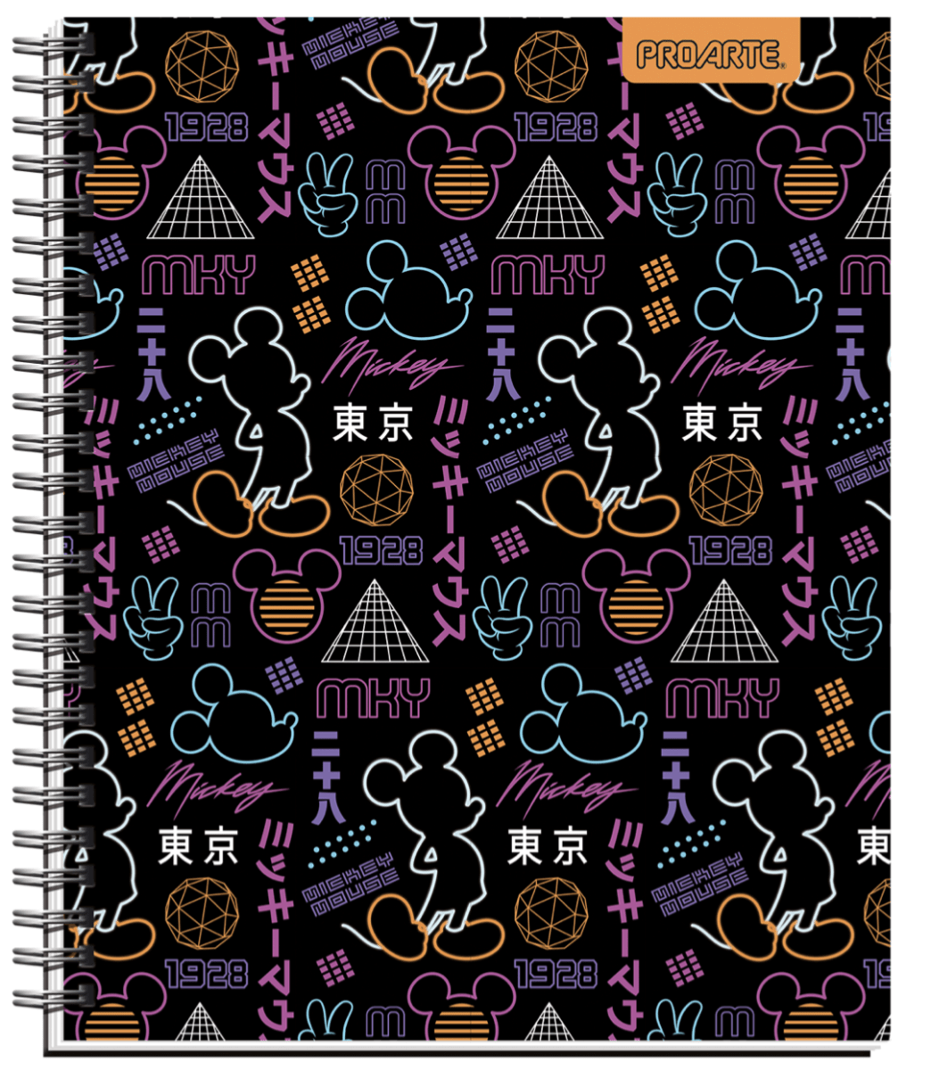 Cuaderno Universitario proarte 100hjs MICKEY 0
