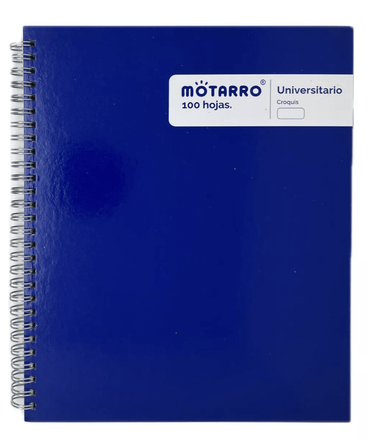 Cuaderno universitario Motarro 100hjs croquis 0