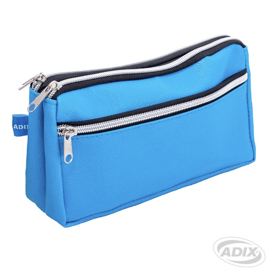 Estuche escolar Adix triple cierre2
