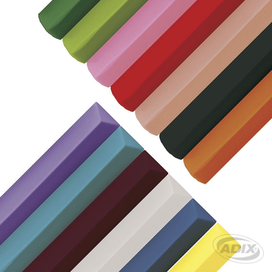 Plasticina Triangular ADIX 12col5