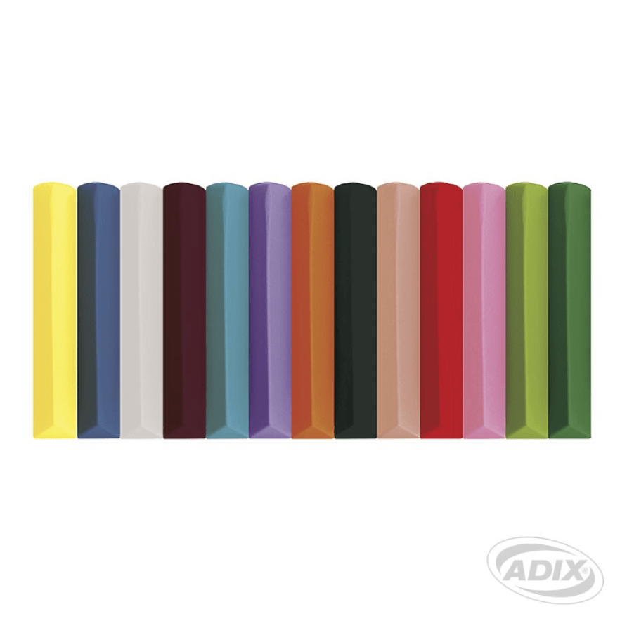 Plasticina Triangular ADIX 12col4